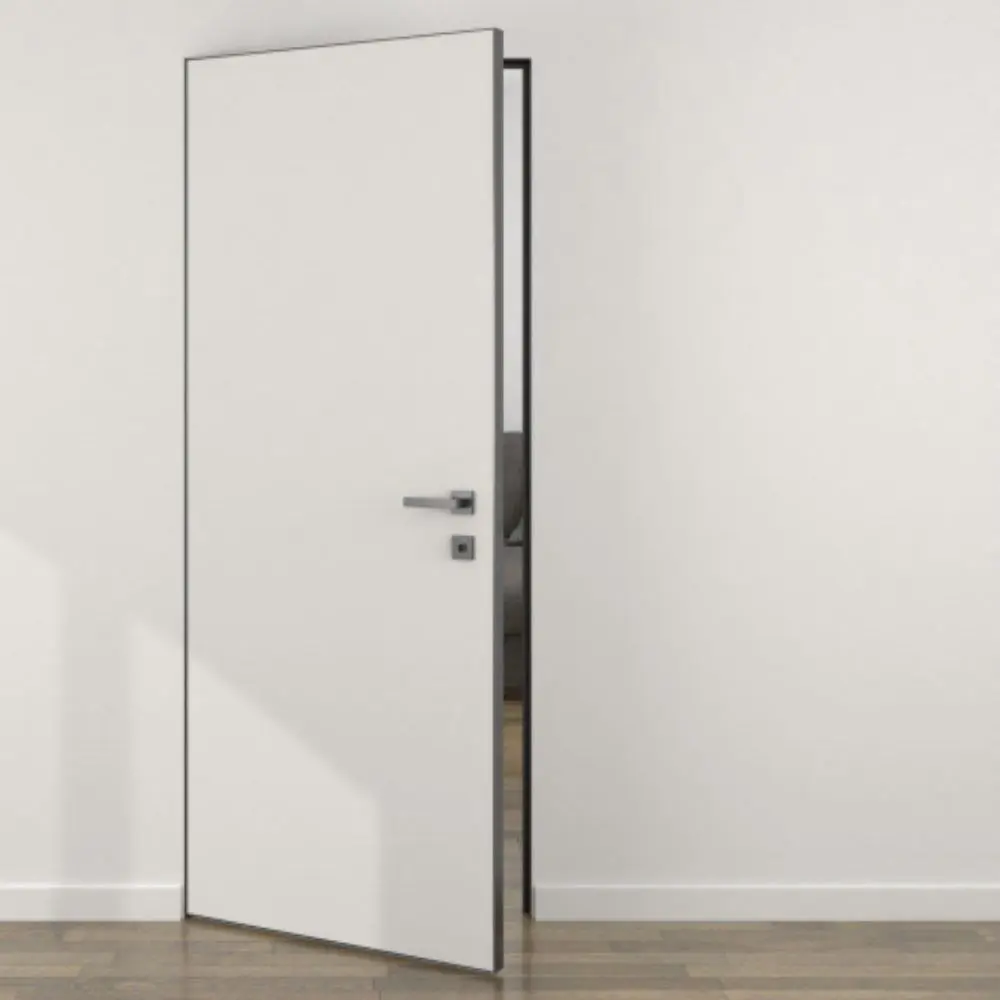 Paslėptos dažomos vidaus durys su nematomu rėmu