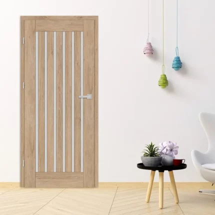 Ekodangos PREMIUM vidaus durys – modernus ir elegantiškas pasirinkimas. Epimedium kolekcijos lygiabriaunė varčia su paslėptais vyriais (3 vnt.) ir magnetine spyna užtikrina šiuolaikišką dizainą bei funkcionalumą.