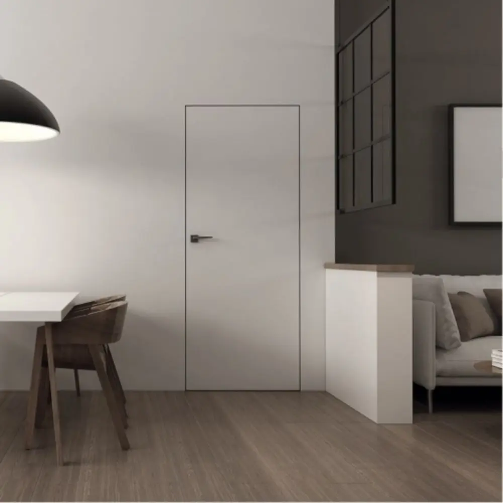 Paslėptos dažomos vidaus durys su nematomu rėmu