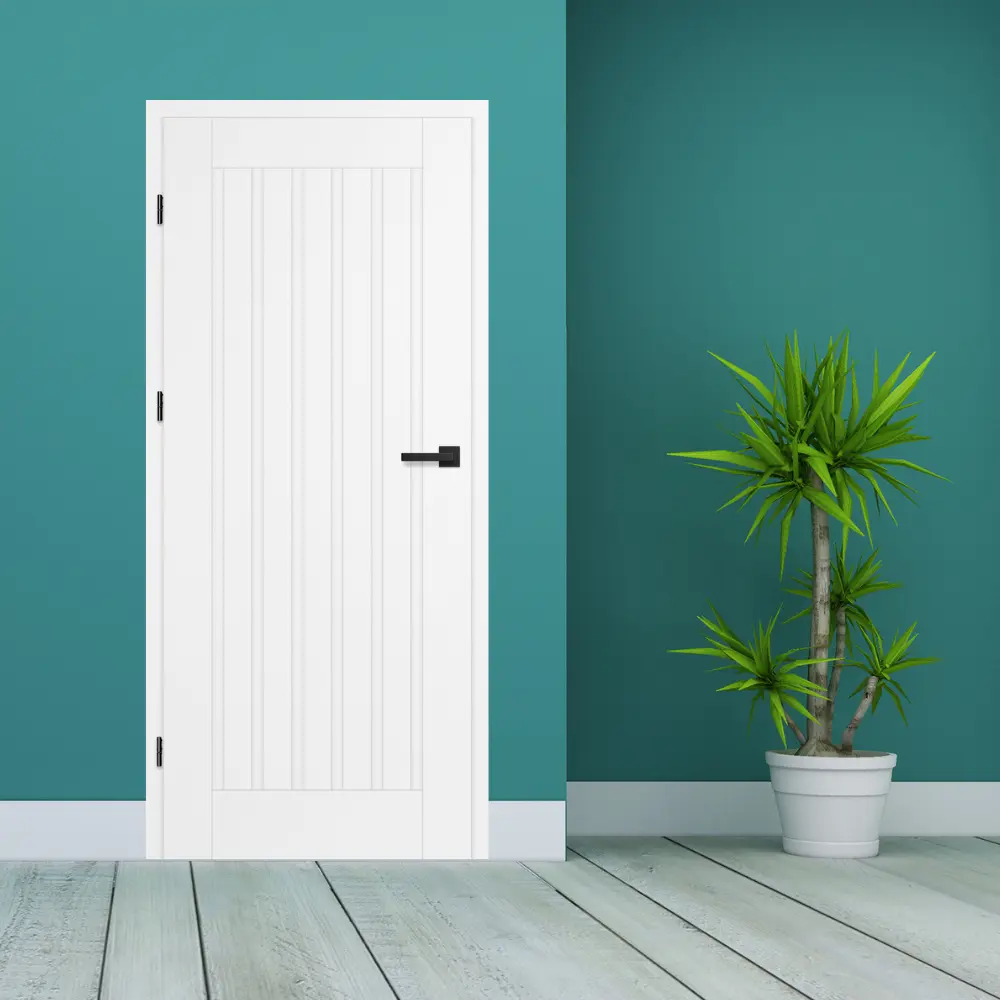 Ekodangos PREMIUM vidaus durys – modernus ir elegantiškas pasirinkimas. Epimedium kolekcijos lygiabriaunė varčia su paslėptais vyriais (3 vnt.) ir magnetine spyna užtikrina šiuolaikišką dizainą bei funkcionalumą. Galima rinktis dešininę arba kairinę varstymo kryptį.