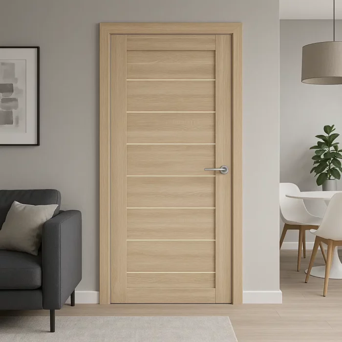 Deco 10 Nashville Oak Stilingos ir Funkcionalios Durys Jūsų Namams