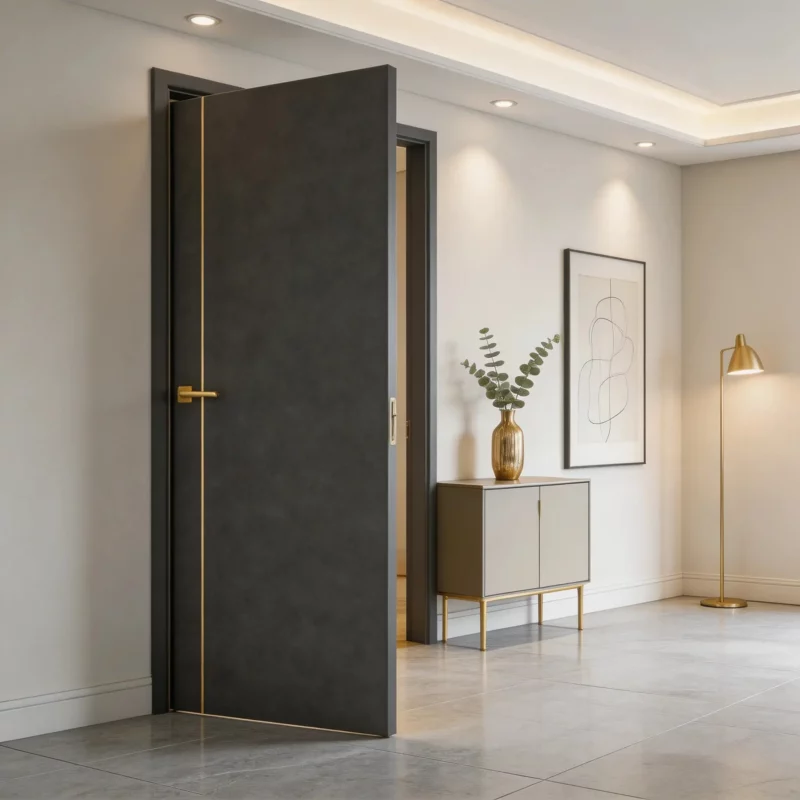 Voster lygios durys reversinės – lygios, minimalistinio dizaino