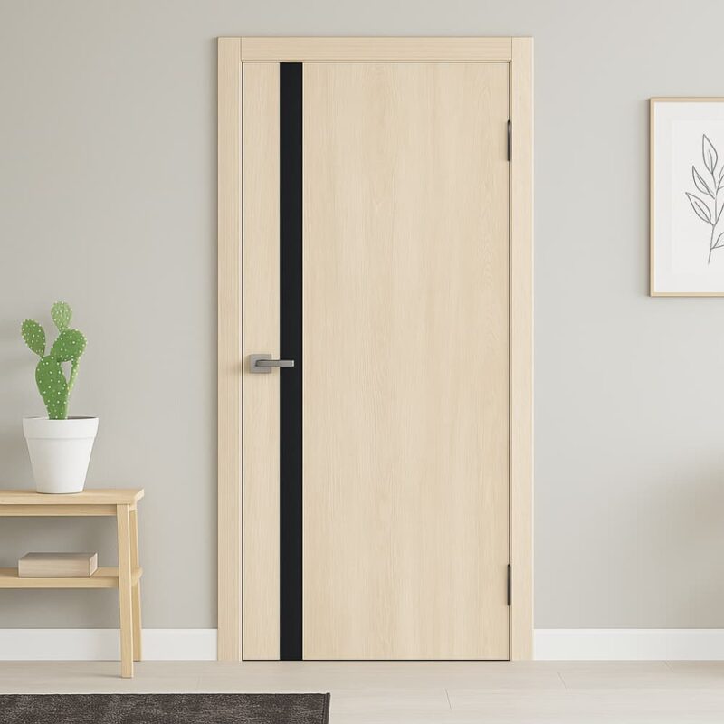 City vidaus durų varčia Austin Ąžuolas – natūrali ąžuolo spalva, tvirta konstrukcija ir modernus dizainas, puikiai tinkanti įvairiems interjero stiliams.